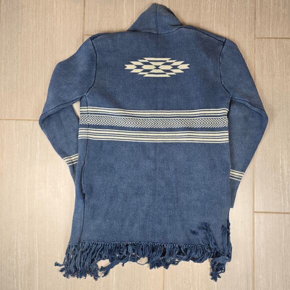 Love Stitch Women's The Montana Skies Cardigan NWT Indigo Medium - Picture 5 of 9